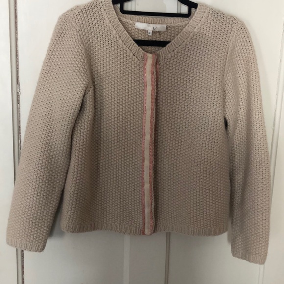 Phillip Lim 100% woven cashmere pop button sweater - Picture 5 of 7